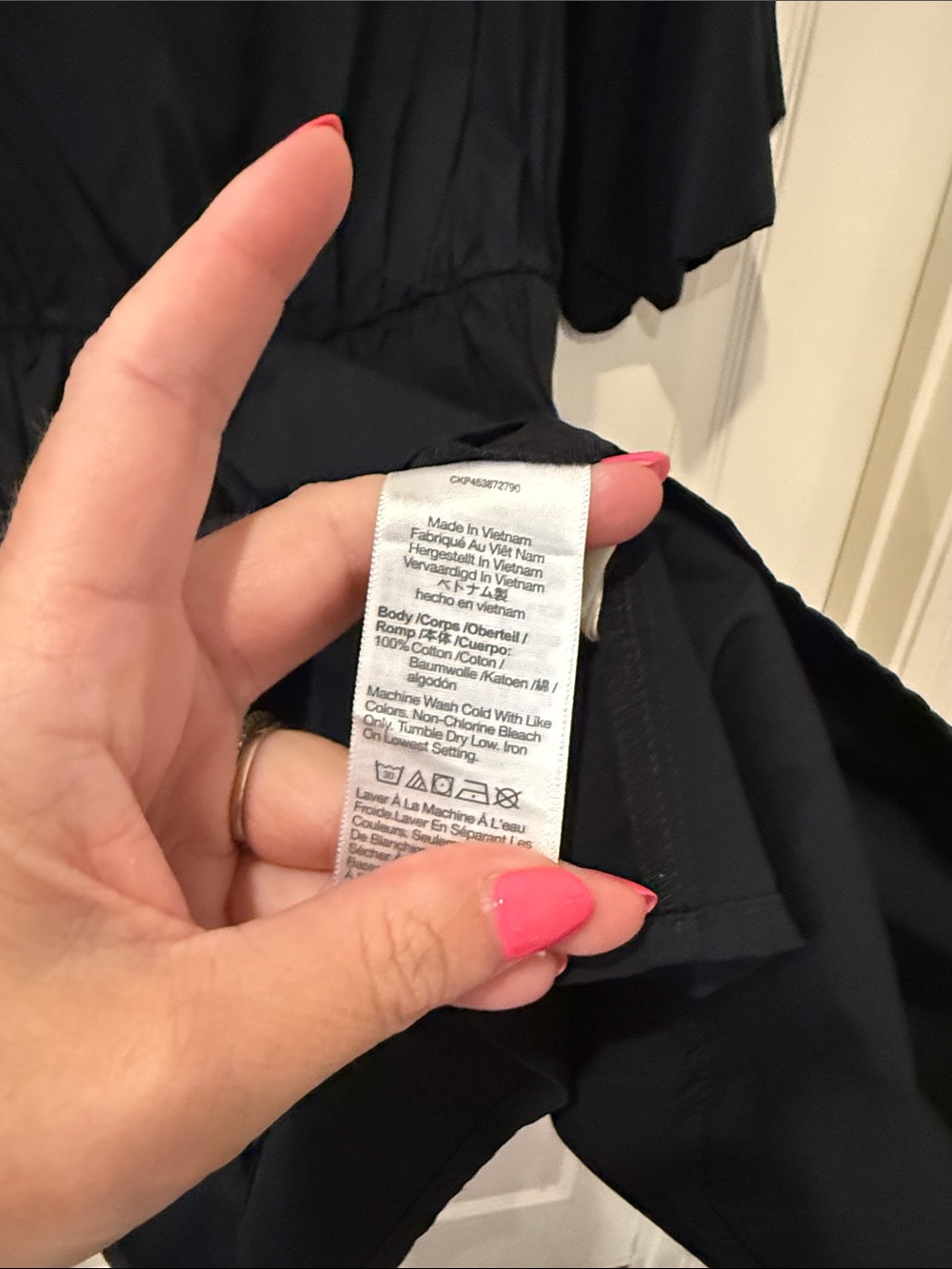 Madewell NWT bubble sleeve black mini dress, size 2 - Picture 5 of 7